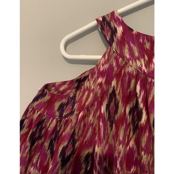 Ralph Lauren Cold-Shoulder Blouse -- Size MEDIUM - Picture 2 of 6